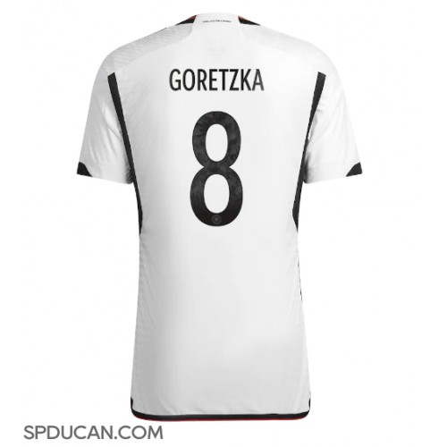 Muški Nogometni Dres Njemačka Leon Goretzka #8 Domaci SP 2022 Kratak Rukav